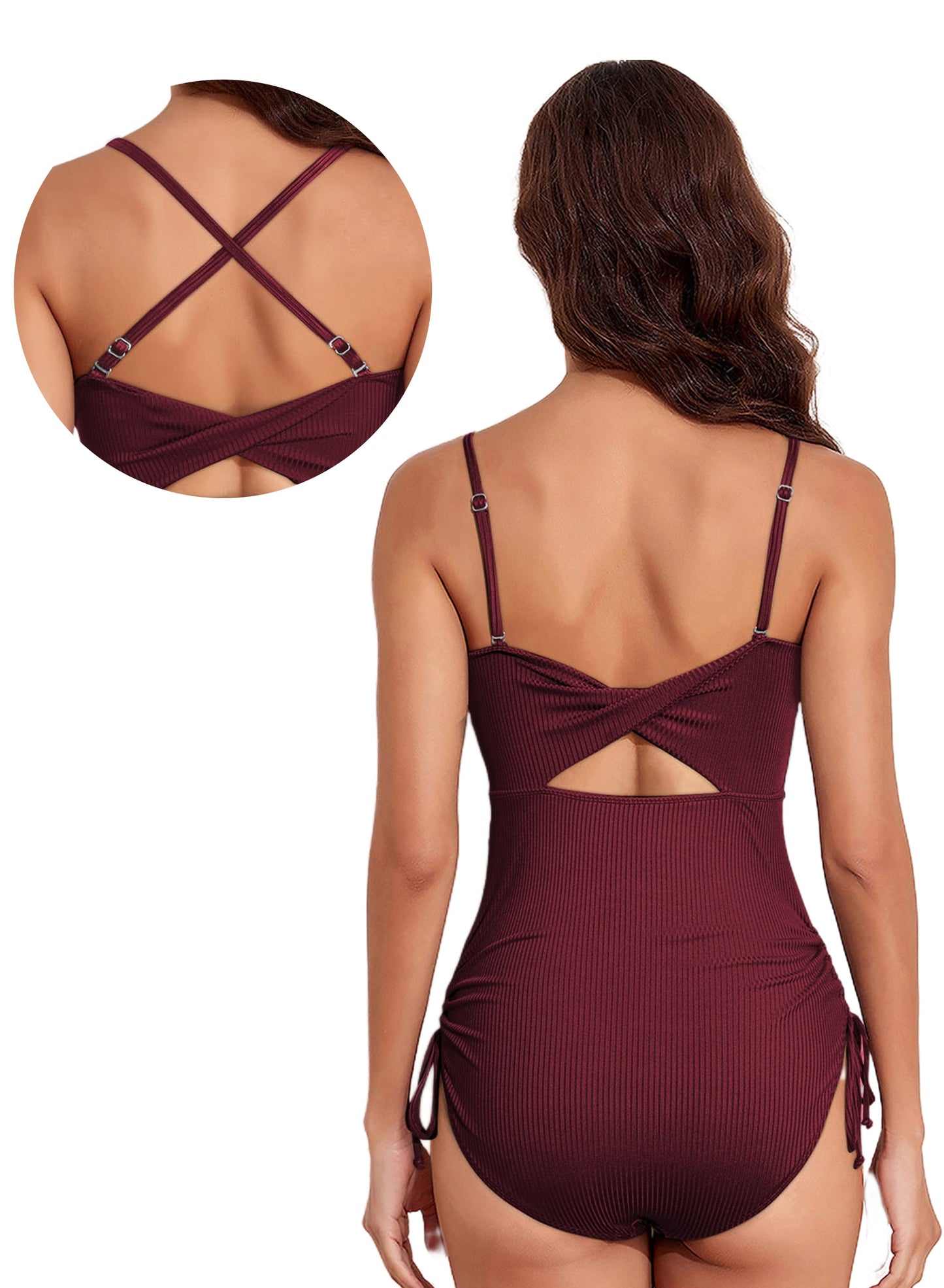 Drawstring Bathing Suit