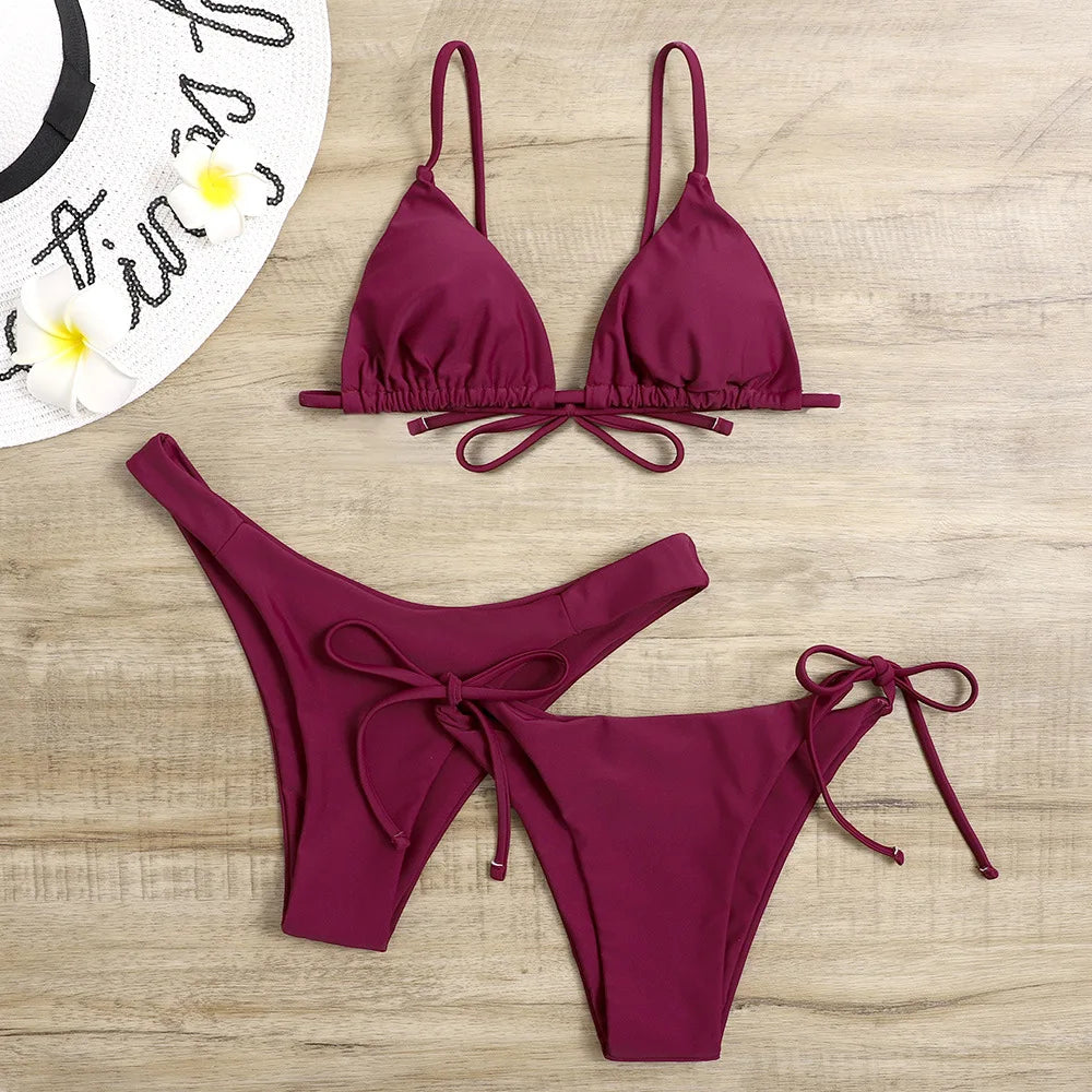 3 Piece Bikini Summer Set