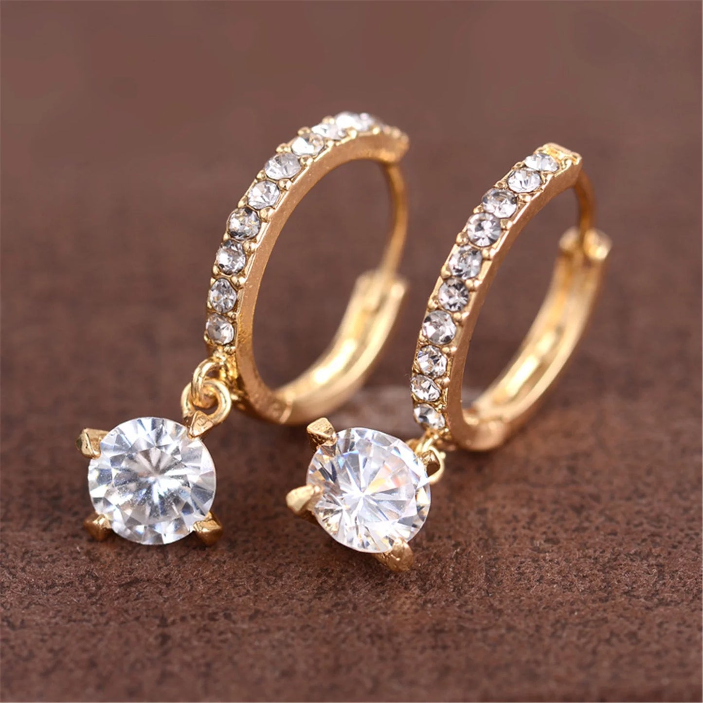 Real Full Diamond Earrings