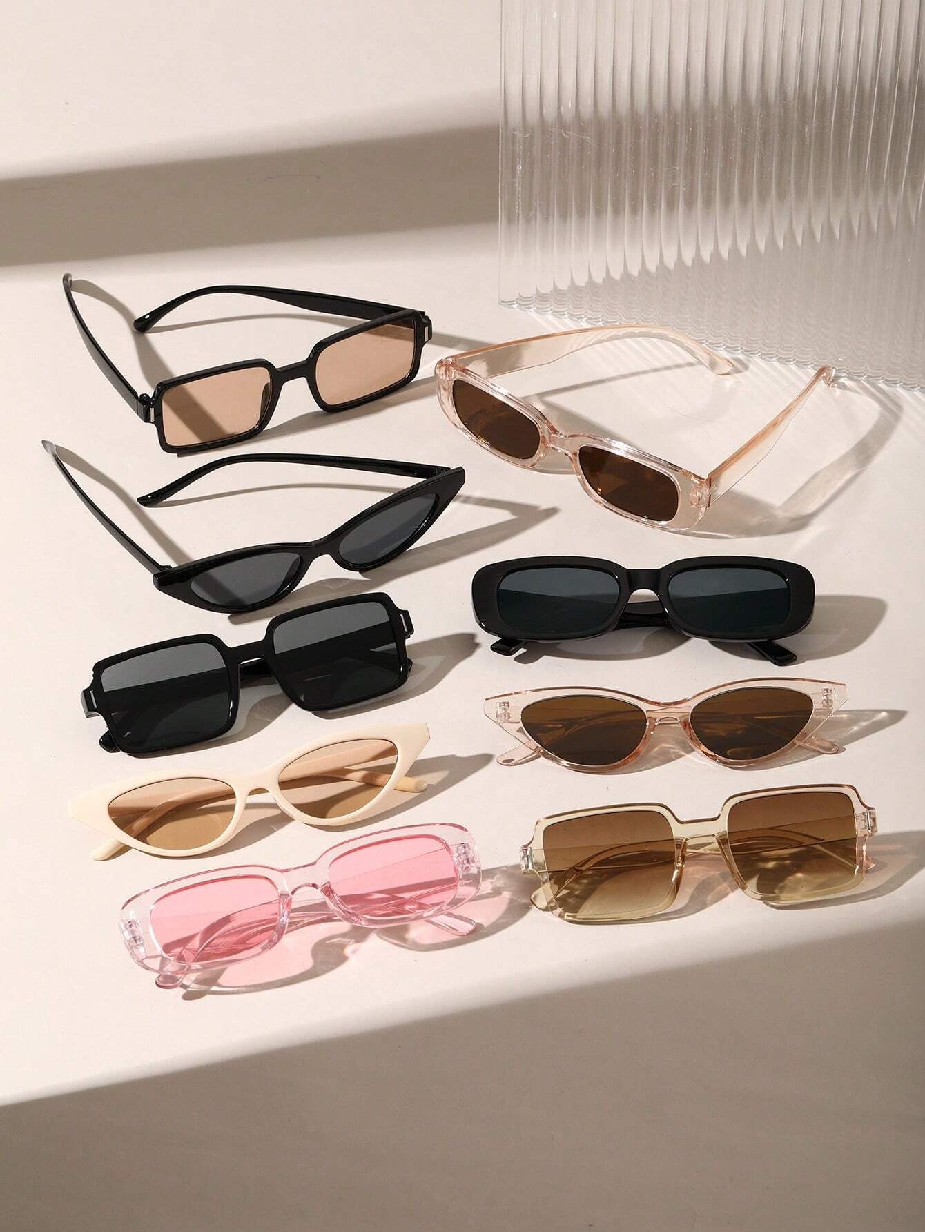 9Pcs Vintage Sunglasses