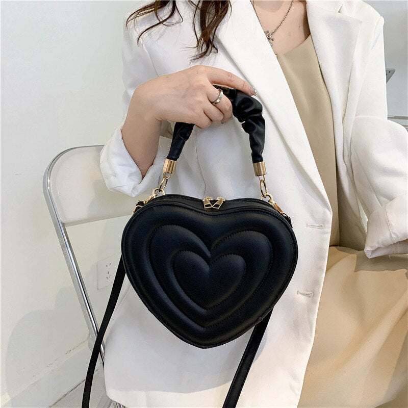 Fashion Love Heart Handbag