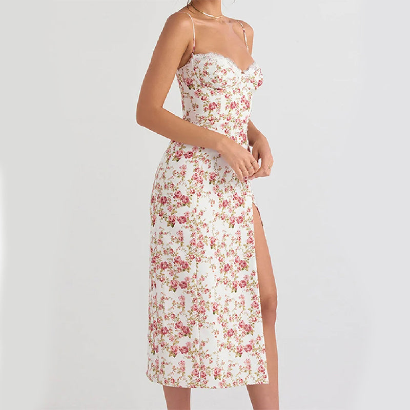 Smell the garden Maxi Dress