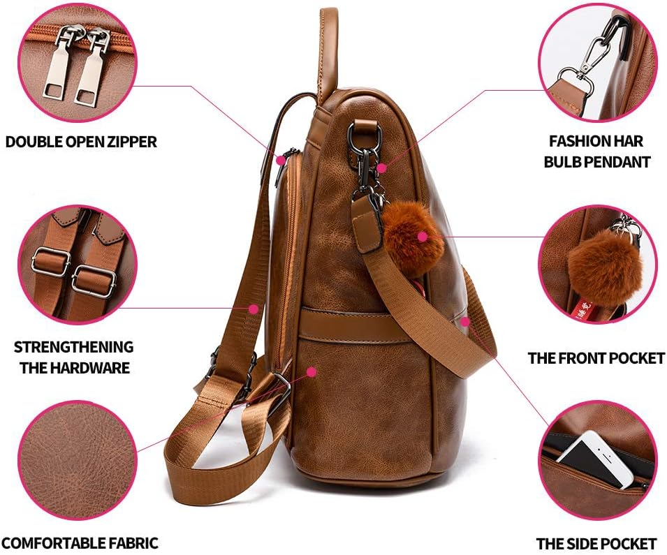  Leather Backpack 