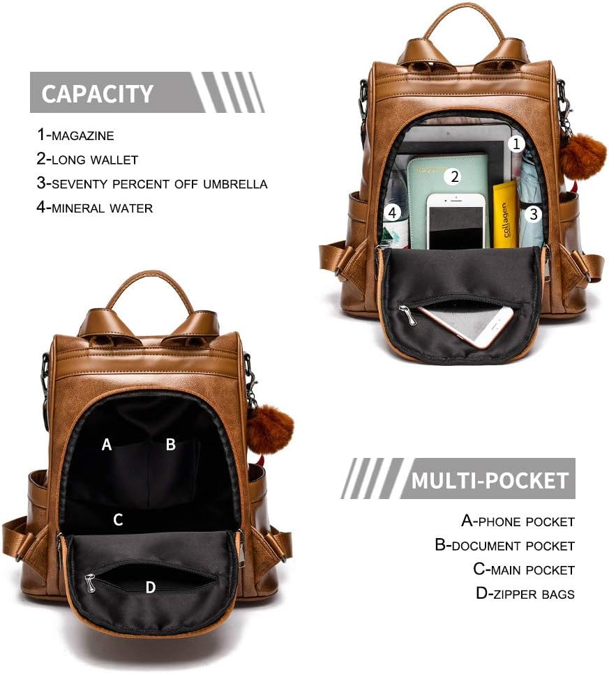  Leather Backpack 