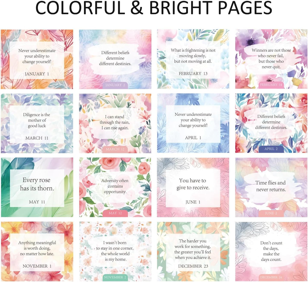 Daily Flip Calendar with Inspirational Quotes 