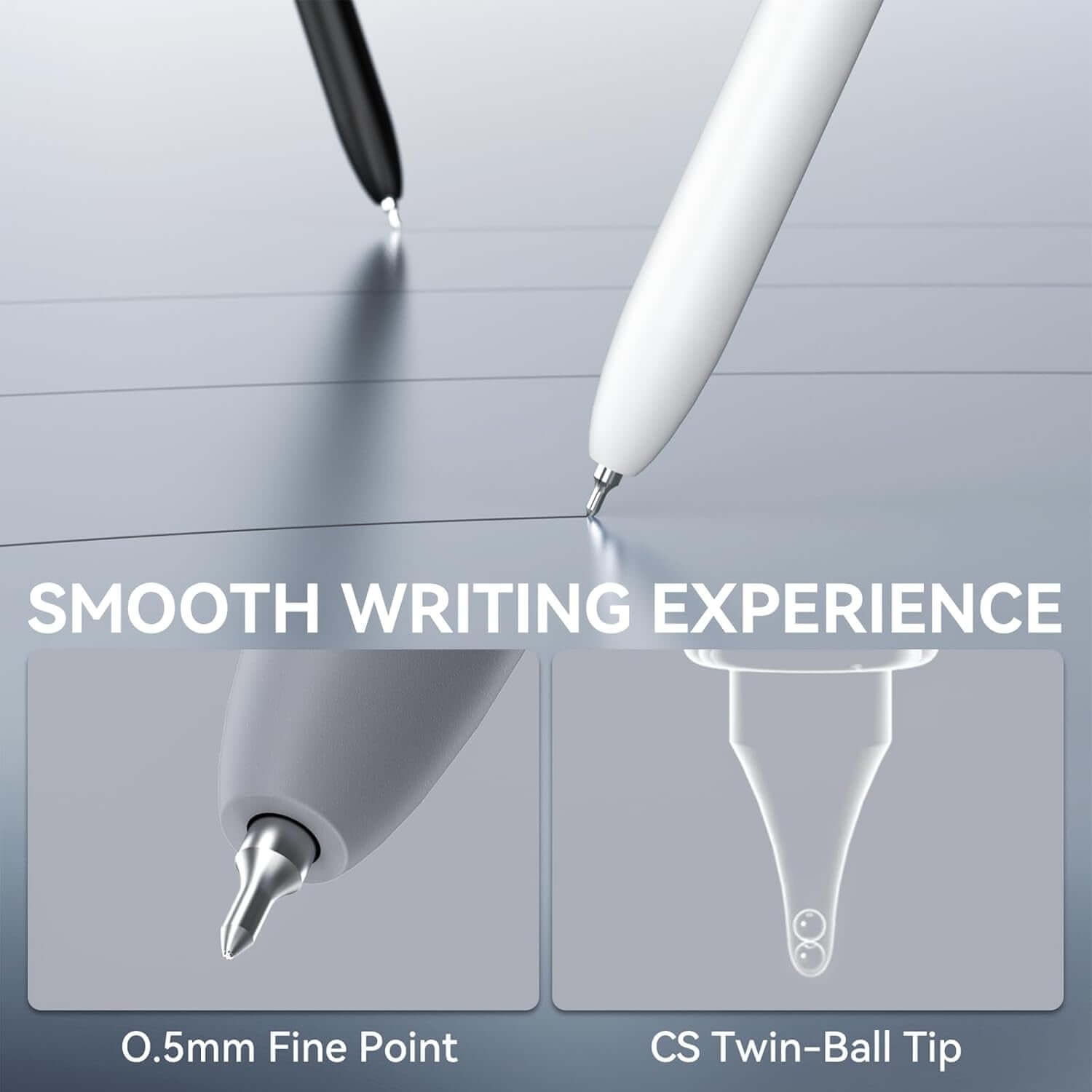 quick-drying gel pens 6 pcs