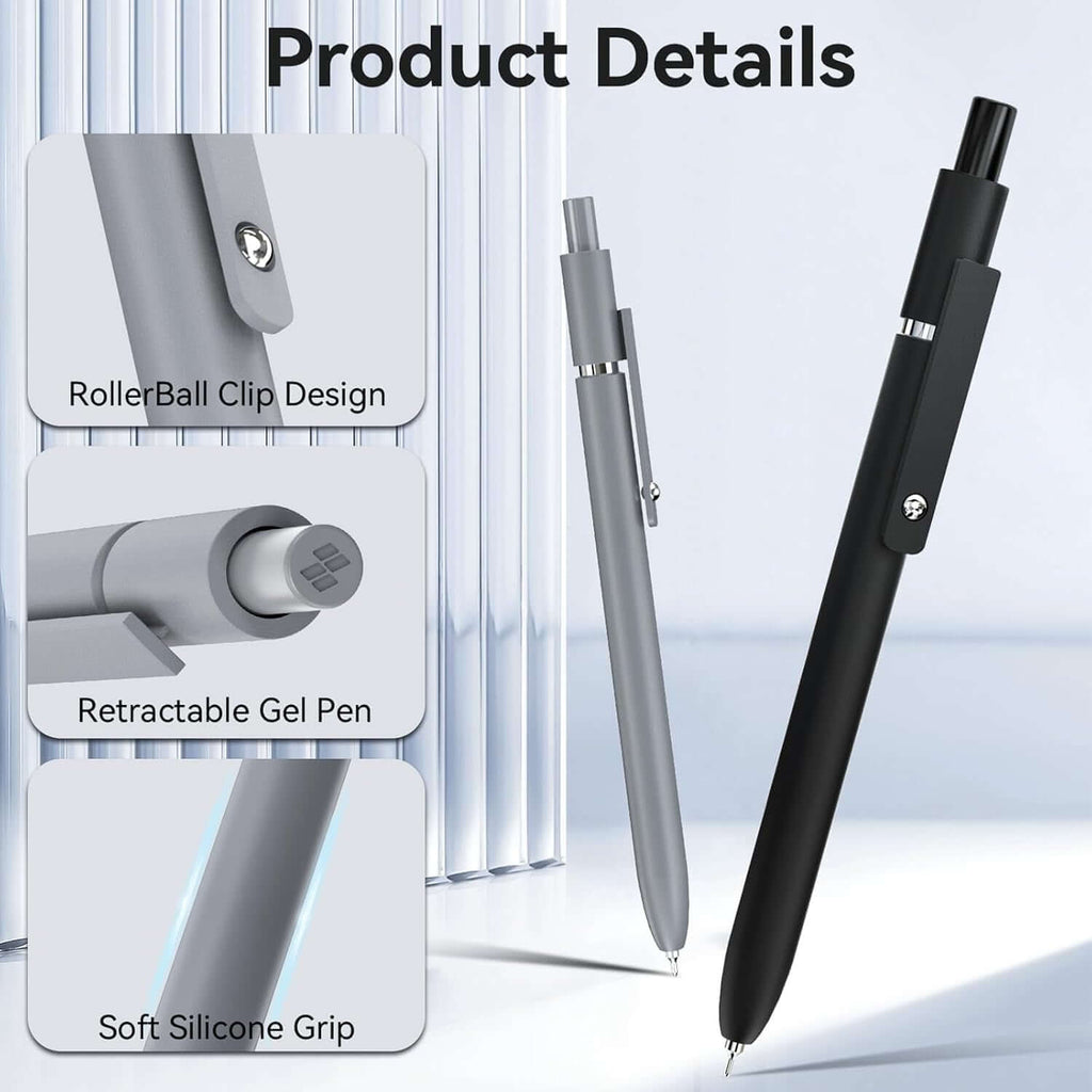quick-drying gel pens 6 pcs