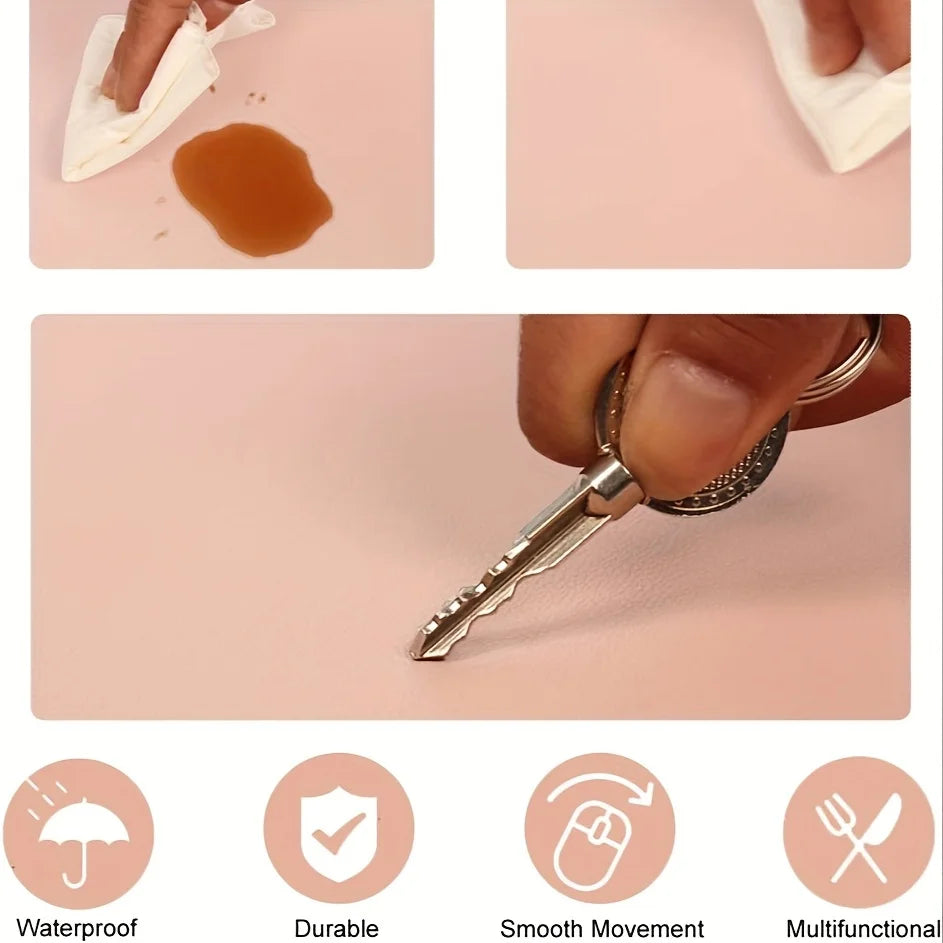 Waterproof Leather Table Mat 