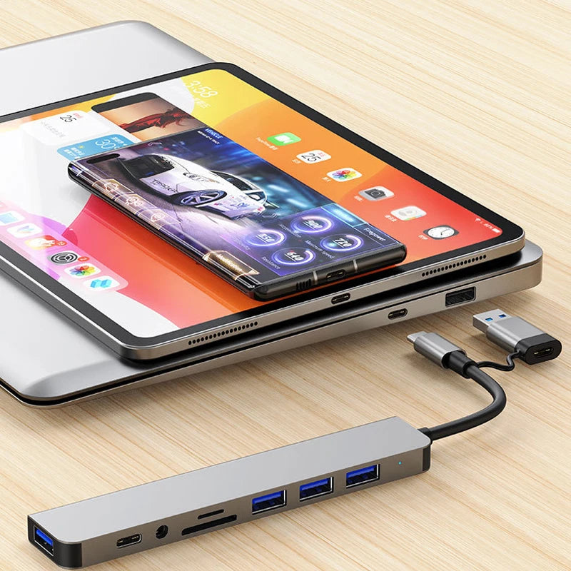 8 in 2 USB +Type C | HUB Docking Station