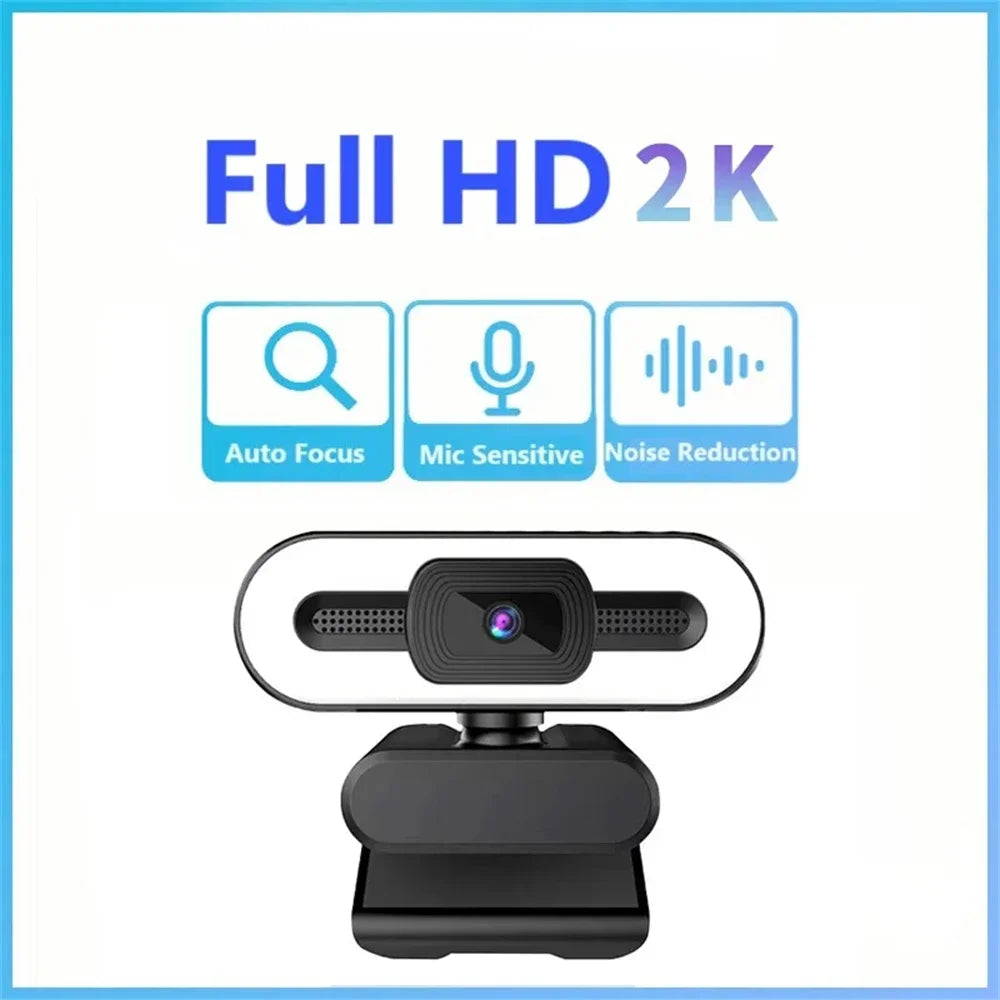 Portable Full HD 1080P/2k/4K Webcam