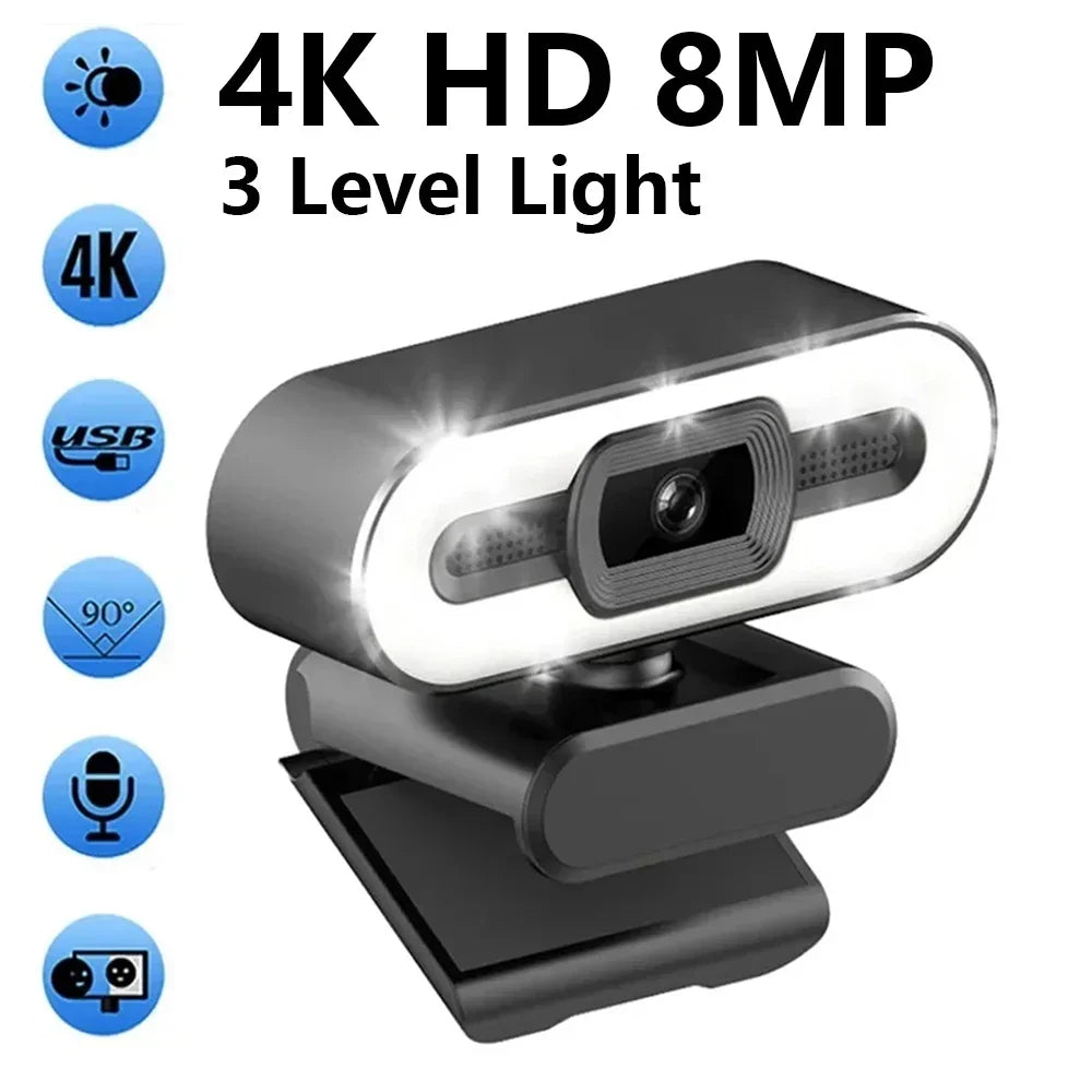Portable Full HD 1080P/2k/4K Webcam