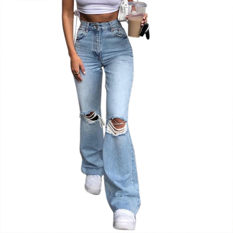 Ripped Bottom Jeans 