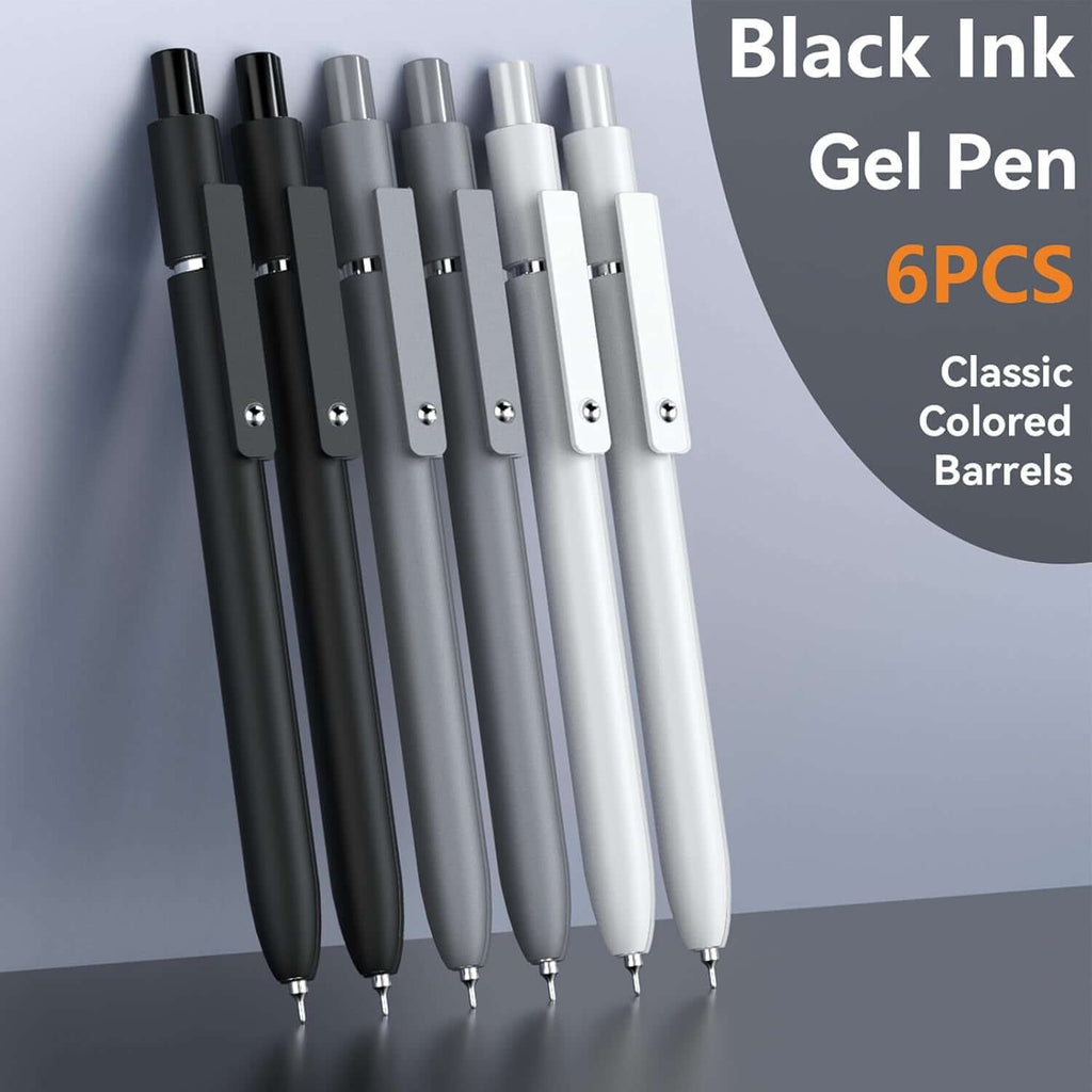 quick-drying gel pens 6 pcs