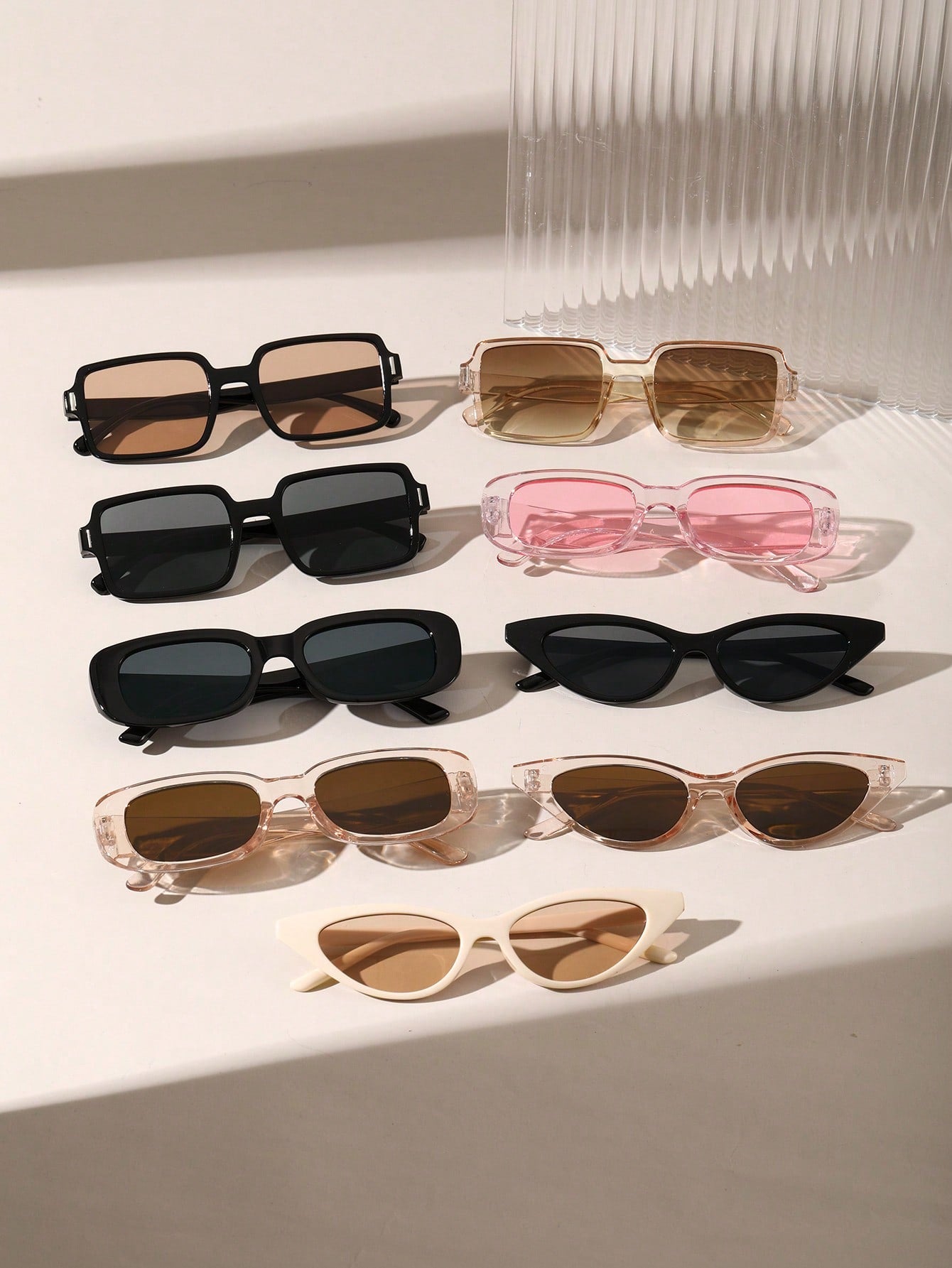 9Pcs Vintage Sunglasses