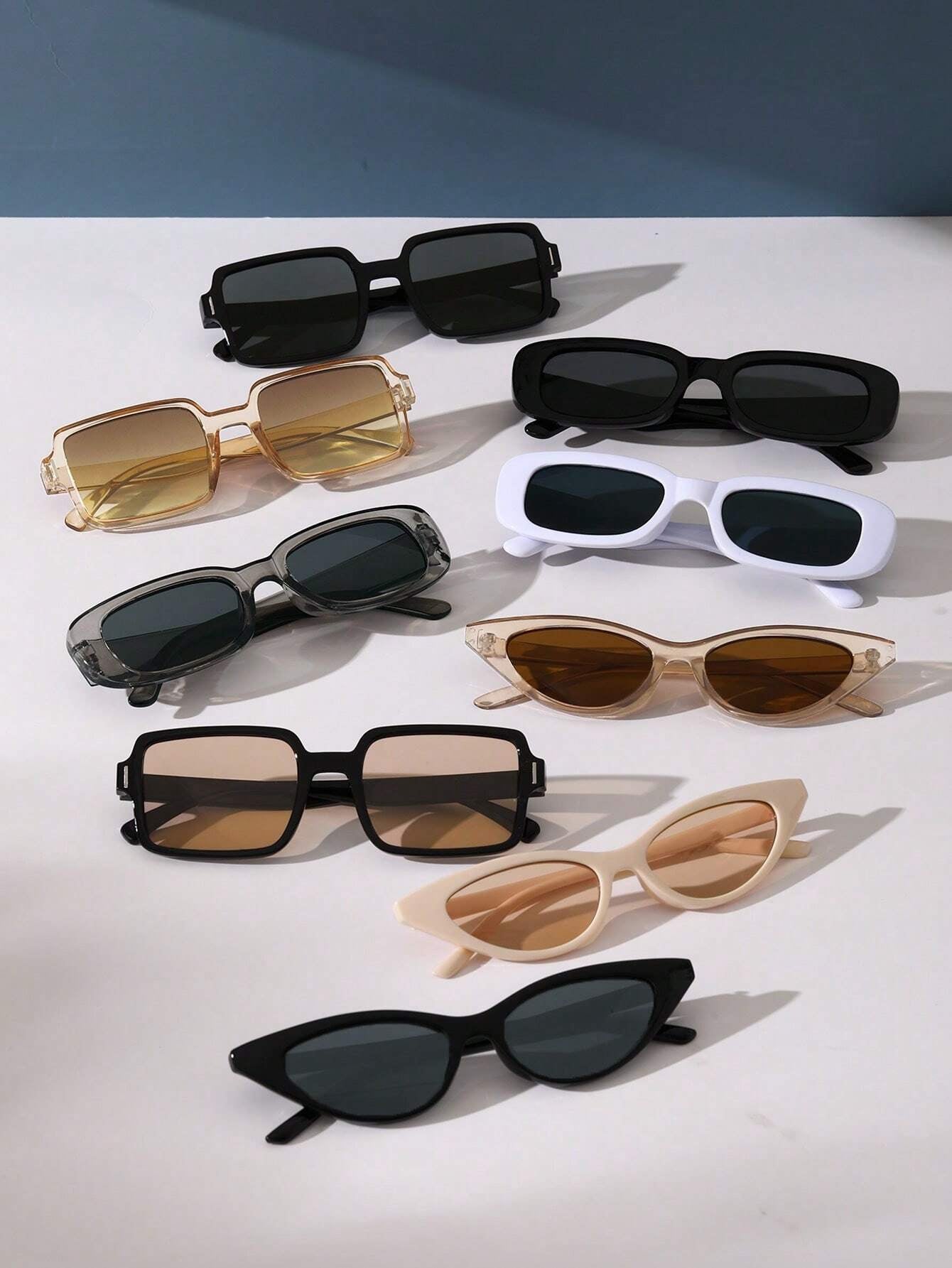 9Pcs Vintage Sunglasses