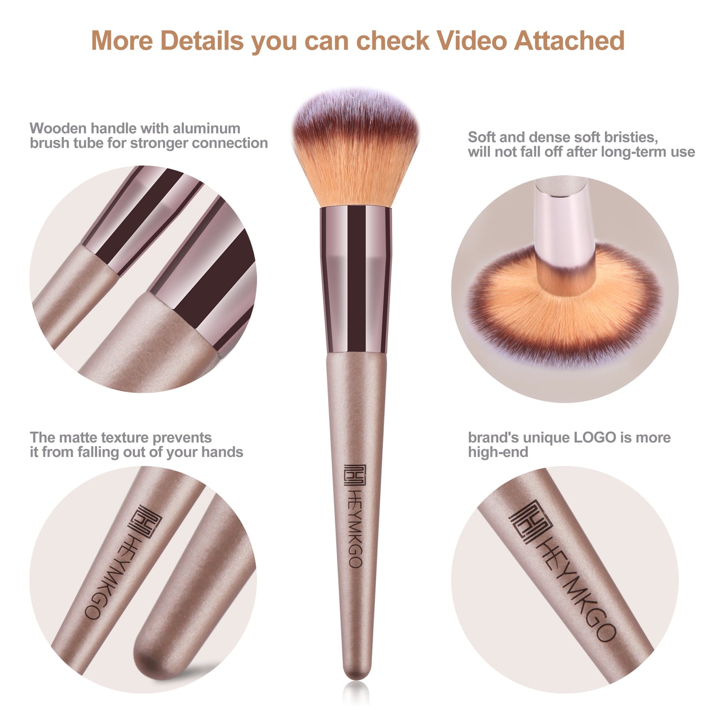 15PCS Makeup Brushes  